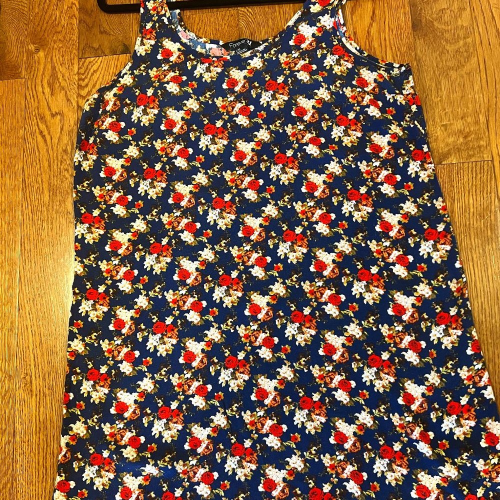 Forever 21 Print Swing Dress, size L